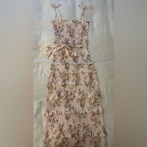 V. Chapman Lily Dress in Pink Rose